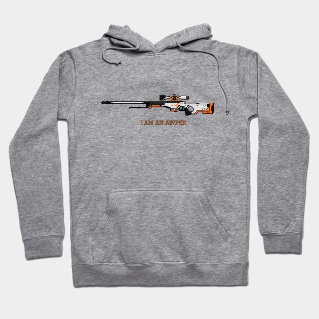 CSGO AWP ASIIMOV Hoodie by musazhar